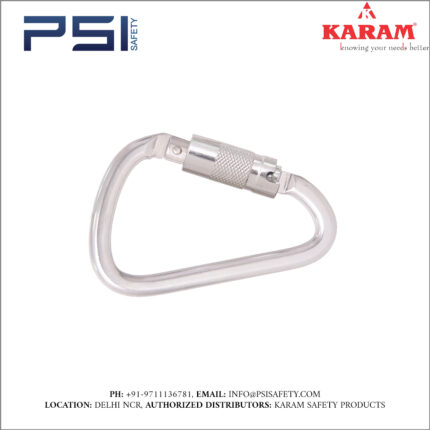Karam Stainless Steel Triple Action Locking Karabiner Model - PN195TSS