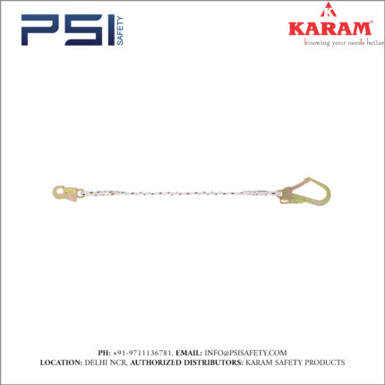 Karam Restraint Twisted Rope Lanyard with One Side Hook PN121 and Other Side Hook PN131N Model - PN209N