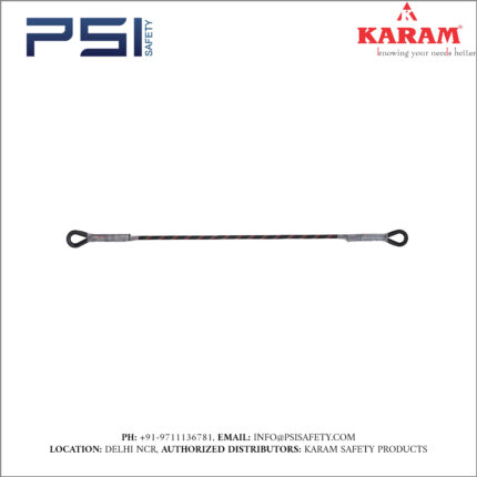 Karam Restraint Kernmantle Rope Lanyard with Both Side Loop Model - PN281