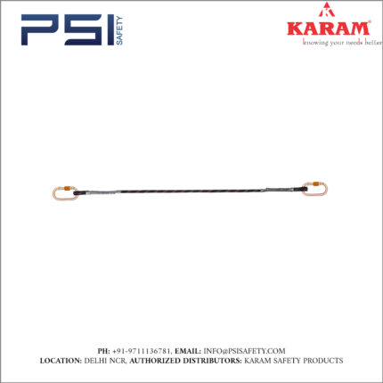 Karam Restraint Kernmantle Rope Lanyard with Both Side Karabiner PN112 Model - PN283