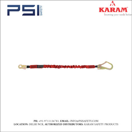 Karam Restraint Expandable Lanyard with One Side Hook PN121 and Other Side Hook PN131N Model - PN299N