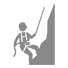 Rope Access and rescue Icon